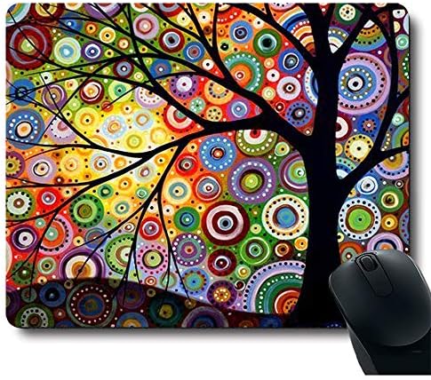 Gorgeous Illustration Painting Brilliant Tree Unique Design Gaming Mouse Pad