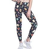 visesunny High Waisted Leggings for Women Tummy Control Workout Running Hiking Autumn Yoga Pants
