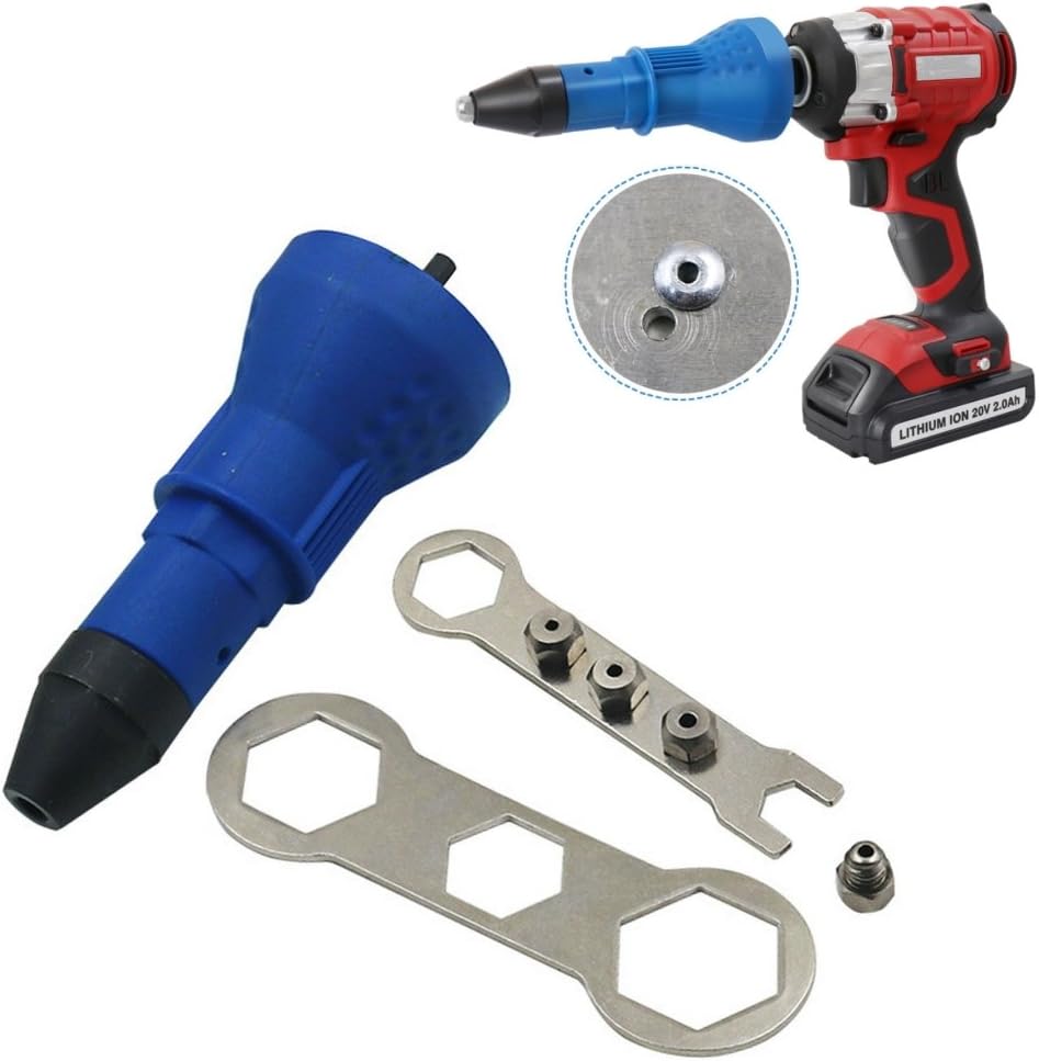 Electric Rivet Nut Gun Converter Cordless Drill Riveting Tool Riveting Adapter