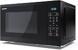 Sharp YC-MS252AU-B 25 Litre 900W Digital Microwave with 11 Power Levels Black view 1