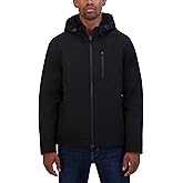 Nautica Men's Sherpa Lined Softshell Jacket – Full Zip, Adjustable Hood, Wind Resistant