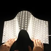 SuperlightingLED 1 Pc 24V 28W 4000K Natural White Flexible Cuttable LED Sheet, 19.2 x 9.6 Inch Sheet Lights LED for Countertop and Wall Backlit, Connectors and Adhesive Backing (Natural White 4000K)