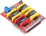 Fdit CNC Shield Expansion Plate 4x A4988 Heatsink Stepper Motor Controller 3D view 9