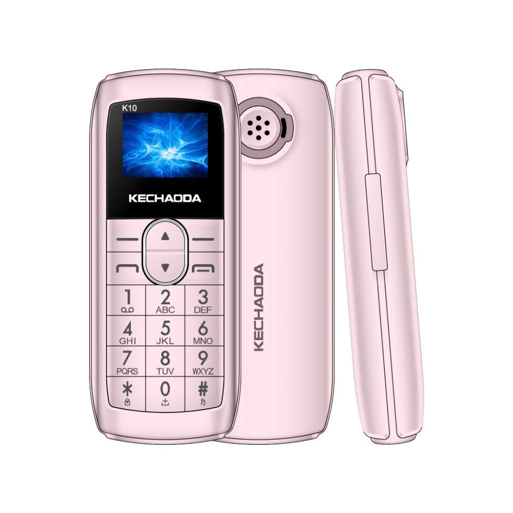 KECHAODA Single Sim Keypad Mini Mobile Phone, Rose Gold, K10 Amazon.in