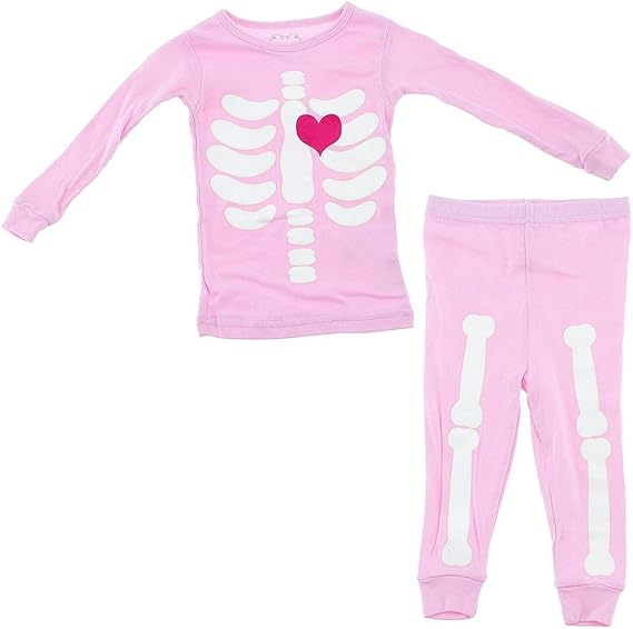 infant skeleton pajamas