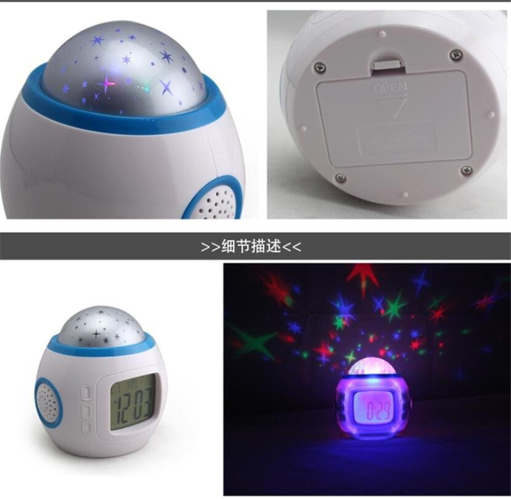 Xingyue Mythology Projector Lamp Multifunction Personalized Projection Lamp Music Alarm Clock With Bluetooth Speaker Decompression Romantic Starry Projector Lamp
