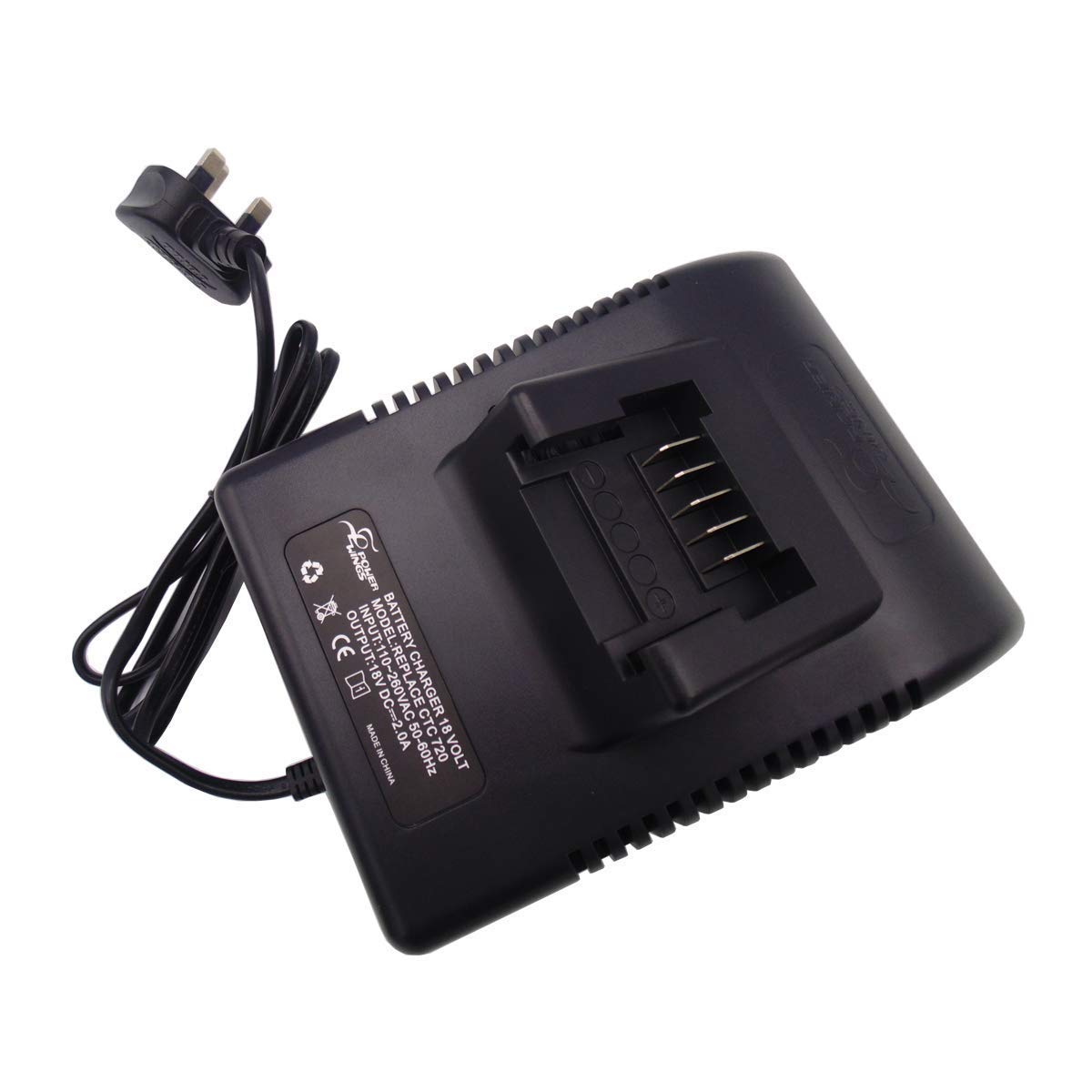 FengBP®CTC720 Charger 18V for Snap on Lithium Ion Battery CTB8185 CTB7185 CTB8187 for Replace Snap on CT7850 CDR7850H CTL7850 CTB7185 CTB8185 CTB8187 INPUT:110~260V AC:50~60Hz,OUTPUT:18V DC=2.0A — image 1