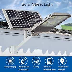 Luces Solares LED Exterior con Control Remoto 300LED Lámpara Solares