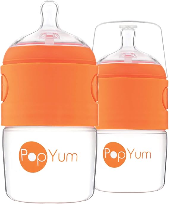 PopYum 5 oz AntiColic Formula Making/Mixing/Dispenser Baby Bottles, 2
