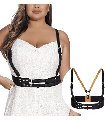 Amazon.com: BODIY Fashion Harness Belt Plus Size Harness  display picture 1