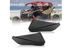 KEMIMOTO X3 Lower Doors Panels with Metal Frame OEM Style compatible with Can Am Maverick X3 2017 2018 2019 2020 2021 2022 20
