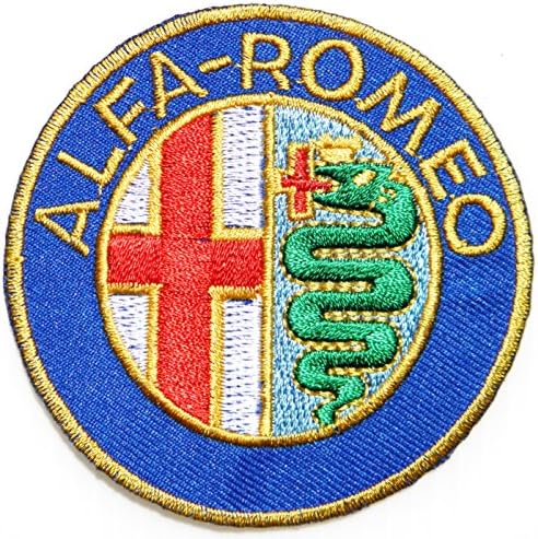 ALFA ROMEO Sport Car Logo Sign Racing Car Patch Iron on Applique Embroidered T shirt Jacket BY SURAPAN