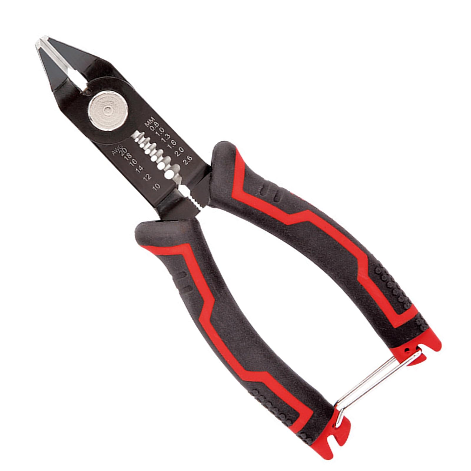 6 Inch Invisible Spring Wire Snips Flush Cutters Electrical Flush 3-in-1 Side Cutter Clean Cut Pliers Small Wire Cutters for Jewelry Making