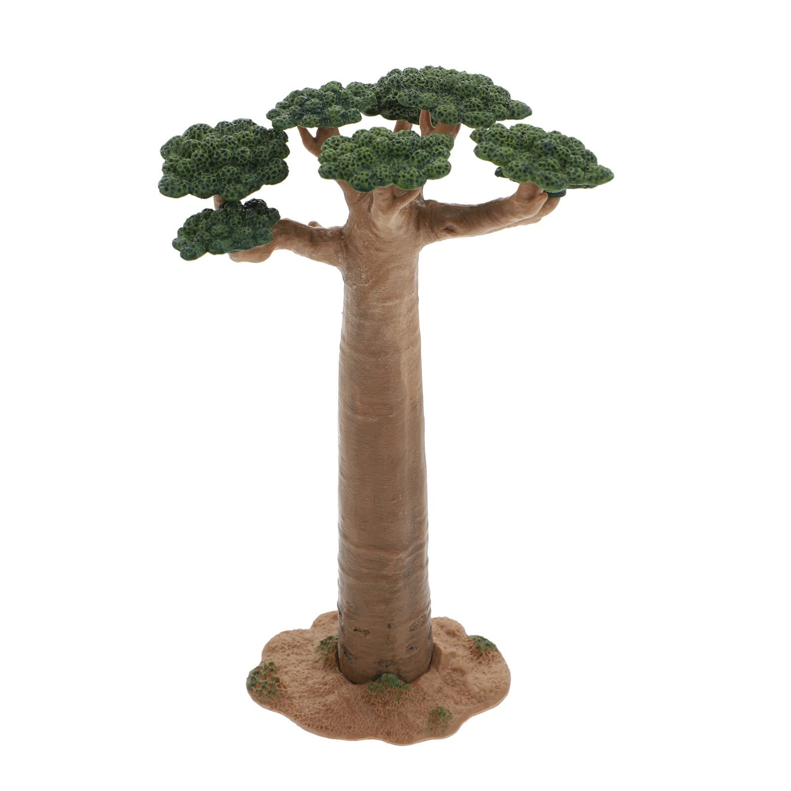 Abaodam Desert Plant Model Miniature Tree Craftwork Decor Realistic Artificial Plant for Micro Landscape Tabletop Display 6.30X4.13X2.36In