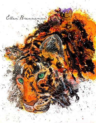 Spirit of Tiger hand-signed fine art print by Ellen Brenneman