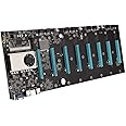 CNmuca BTC S37 Miner Motherboard CPU Set 8 Video Card Slot DDR3 Memory VGA Interface Black