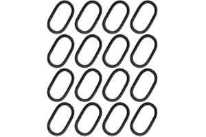 Fenggtonqii 1.25" Metal Oval Loop Rings, Oval-Shaped Buckles for DIY Craft, Bag Strap & Purse Repair