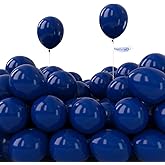 PartyWoo Navy Blue Balloons 50pcs 5 Inch Small Mini Matte Dark Blue Latex Balloons for Graduation New Year Wedding Sports Theme Baby Shower Men Birthday Bachelorette Party Decorations Blue-Y72