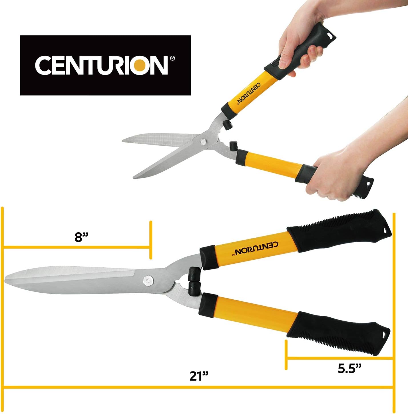 Centurion 511 Hedge Shears 8 Inch : Garden & Outdoor