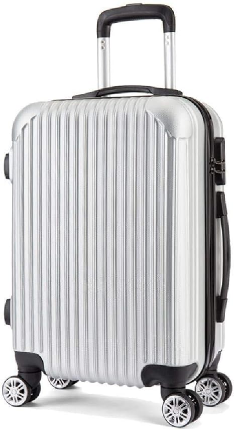 Amazon Co Jp Weiyue トロリーケース 荷物のスーツケースのトロリー4輪スピナー ロック 36リットル Color White Size 56 Cm X 23 Cm X 38 Cm ホーム キッチン