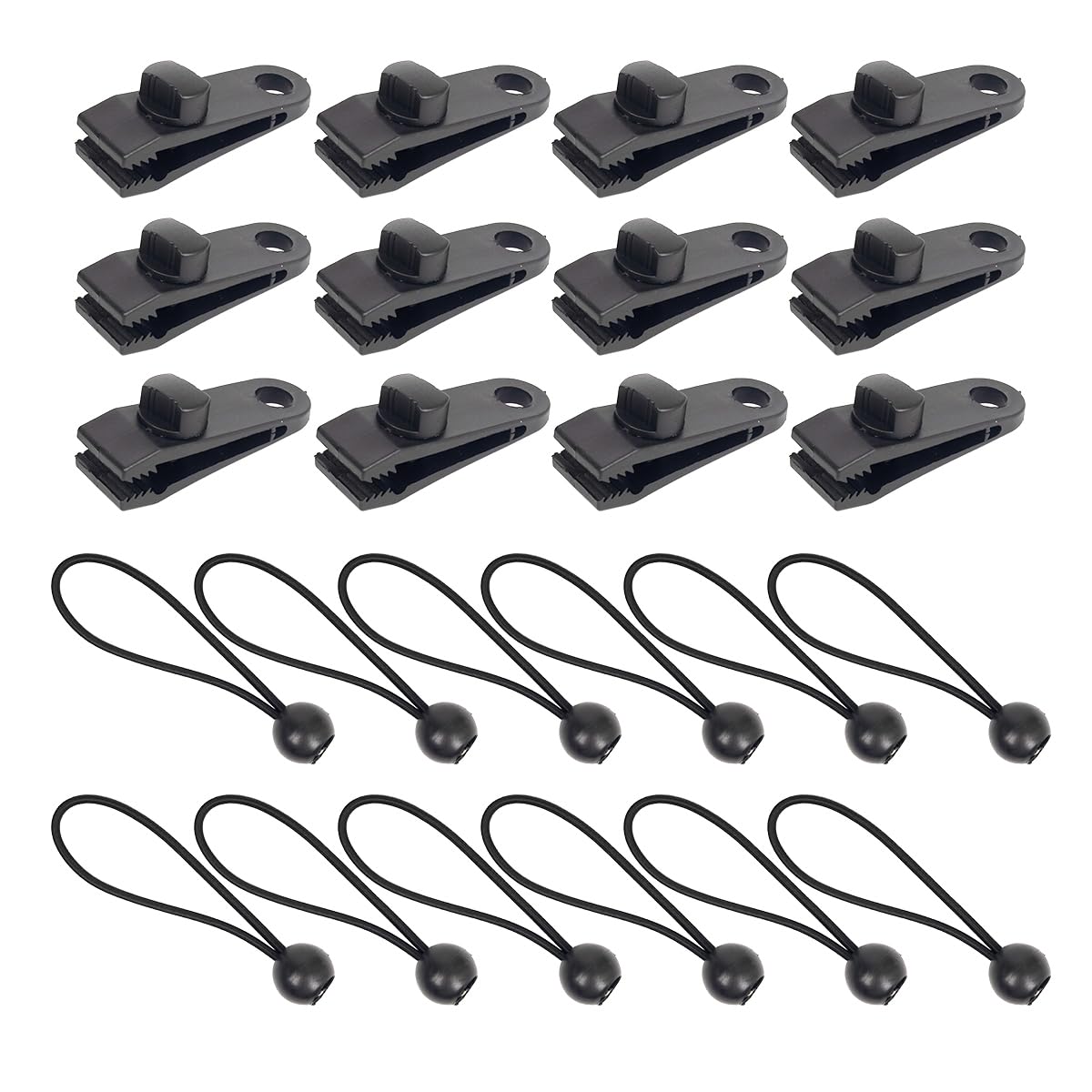 Sgehai 12 pcs Tarp Clips,tarpaulin clips,Tent Clips