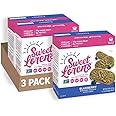 Sweet Loren's Vegan Breakfast Biscuits | Blueberry | 4g Protein, 19g Whole Grains | Plant Based, Gluten Free, Dairy Free, Nut Free Snacks | 3 Pack (15 Total Biscuits, 1.6 ounce each)