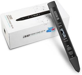 MKOEM 3D Stifte, Metal 3D Druckstifte PLA 1.75MM Filament, OLED Anzeige (Pen-B)