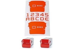 WRAPGRADE Skin Stickers Compatible with DJI Air 3 | Two Batteries (NEON Orange)