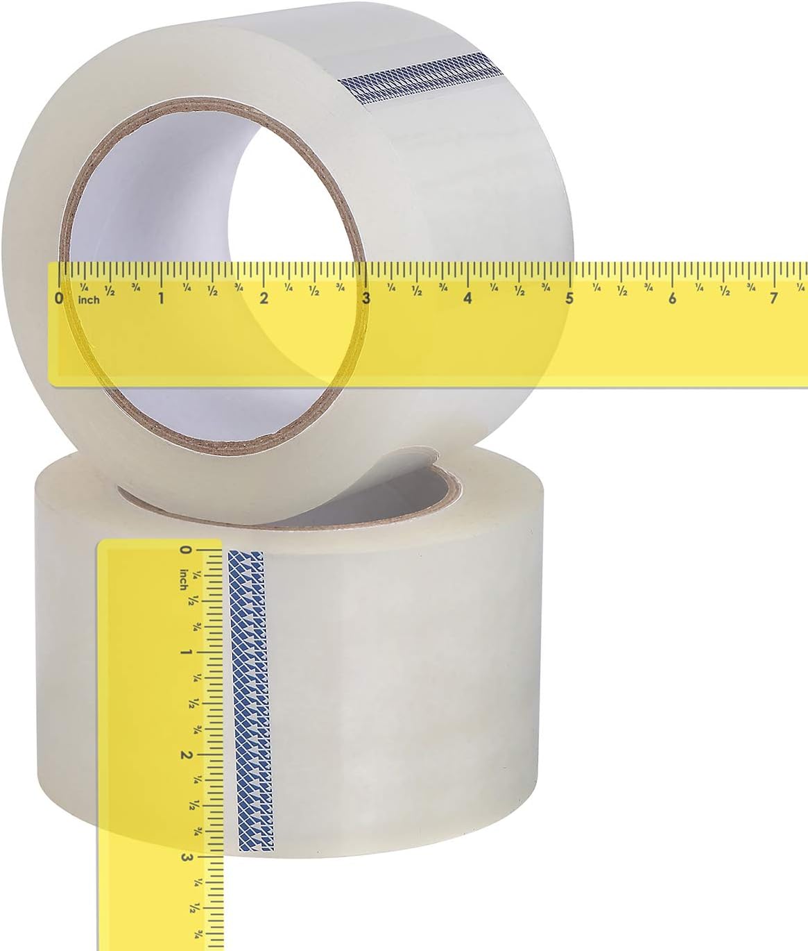 Industrial Grade Clear Packing Tape (6 Rolls) - 110 Yards per Roll - 3" Wide x 2.0 mil Thick, Acrylic Adhesive Heavy Duty Tape for Box Office Moving Packaging Shipping : Office Products