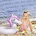 Inflatable unicorn Pool Float Party Tube Pool Raft Summer Swimming Pool Outdoor Toy For Baby Infants & adults (Purple)