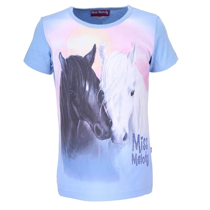 maglietta blu bambina