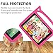 iPad Mini 5 Case 2019 iPad Mini - Ubearkk Light Weight Shock Proof Handle Friendly Stand Kids Case for iPad Mini, Mini 5 (2019), Mini 4, iPad Mini 3rd Generation, Mini 2 Tablet(Pink)