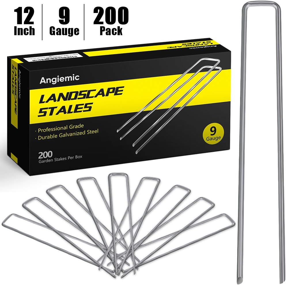 fence ground staples