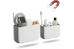 Cruise Magnetic Organizer 2 Pack – Foldable Small Pocket Storage for Cabin Walls, Toothbrush, Cables & Tiny Essentials – Comp