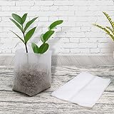 KINGLAKE 200 Pcs Biodegradable Plant Seedling Bags with 100 Labels view 7