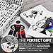 Unique Playing Cards, White Deck of Cards, Cool Pipmen Cards with Free Card Game eBook, Premium Poker Cards, Unique Kids Playing Cards for Children & Adults, Playing Card Decks Games, Standard Size