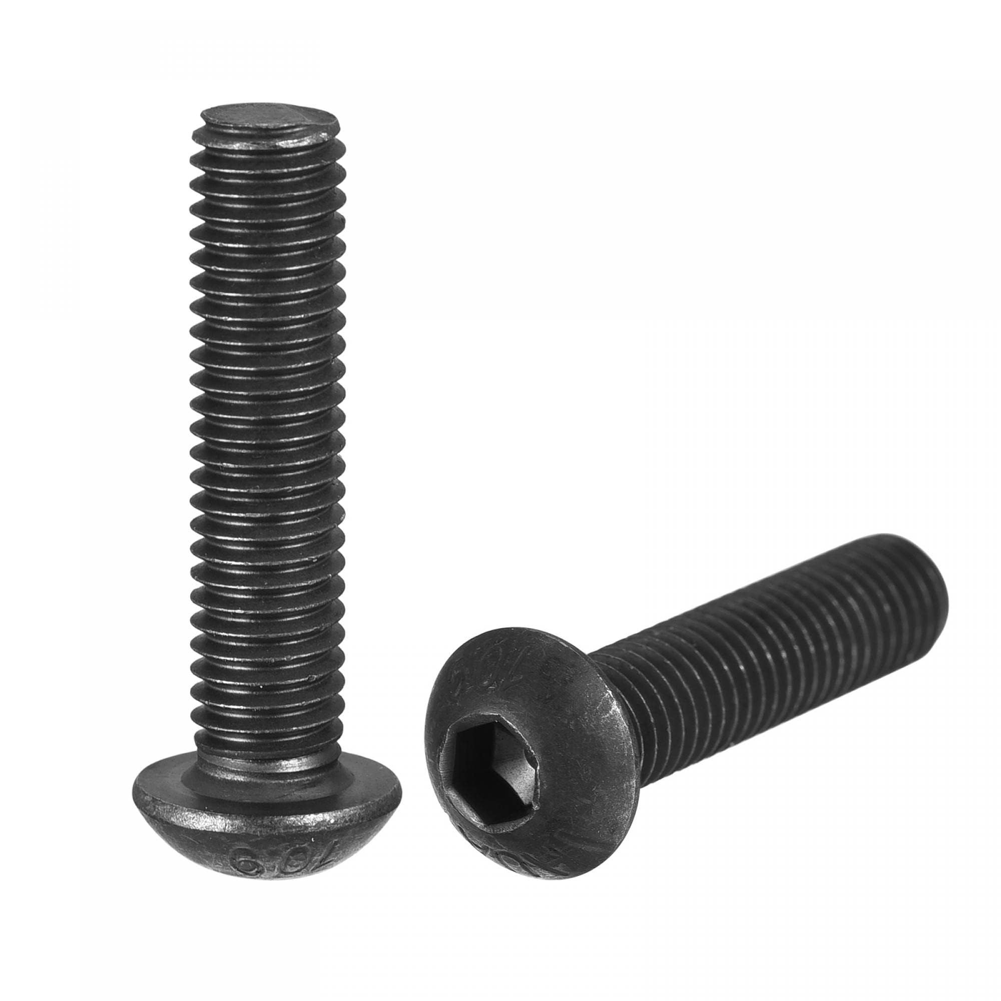 TA-VIGOR 10Pcs M8 x 35mm Alloy Steel Button Head Hex Socket Cap Screws, Flanged Button Bolts Nuts Hex Drive Fastener for Machine