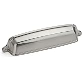 khtumeware 10 Pack 5 inch(128 mm) Drawer Pulls Brushed Satin Nickel Cabinet Cup Pulls Cabinet Hardware Kitchen Cabinet Handles Bin Cup Pulls for Kitchen cabinets.