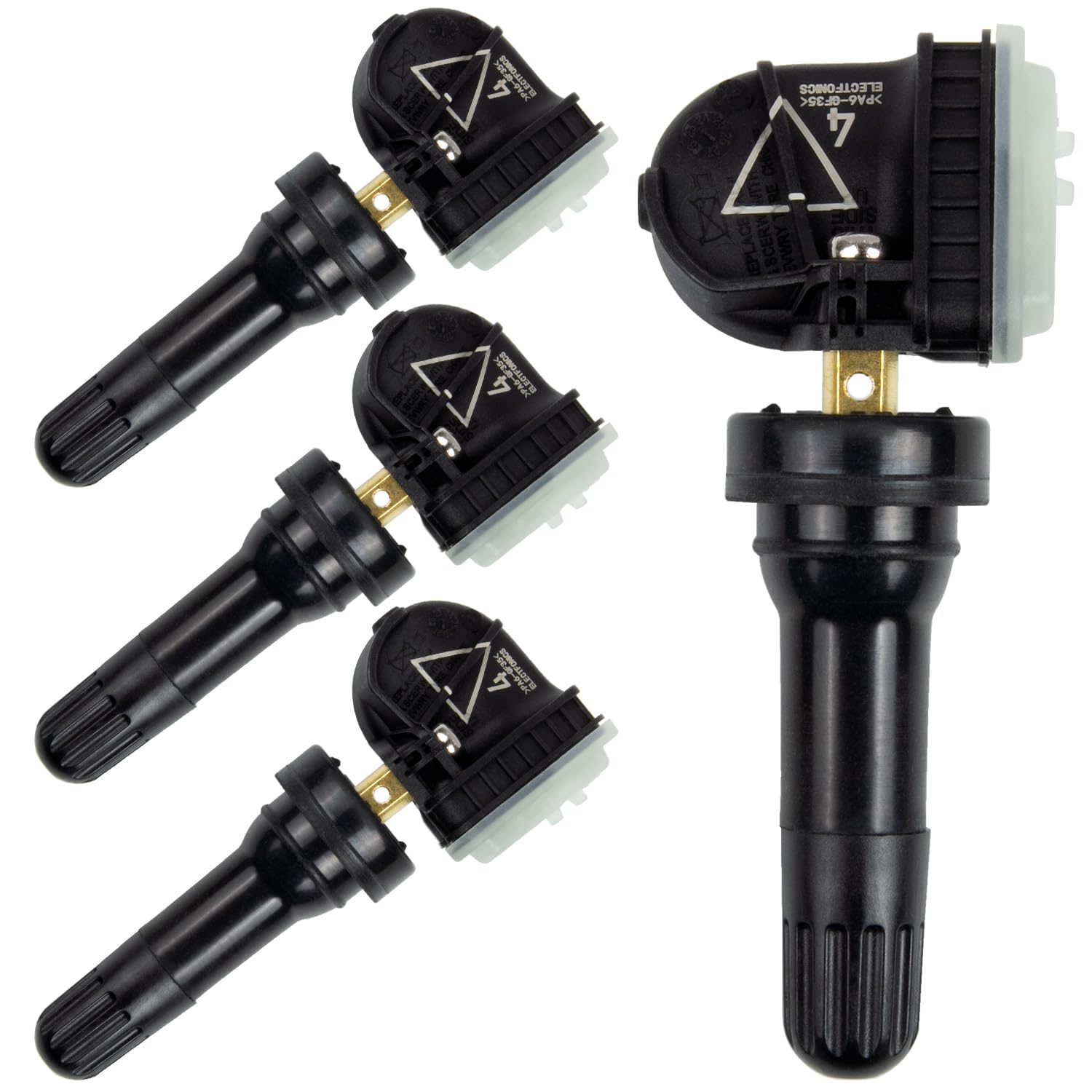 Photo 1 of (Set of 4) 433MHz TPMS Tire Pressure Sensor Compatible with Chevy Silverado 1500 Malibu Camaro Cruze, GMC Sierra Acadia, Cadillac CT6 XT5, Buick Encore GX, Replaces 13598773 13589601 13512347