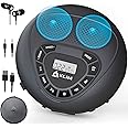 KLIM Speaker + Portable CD Player with Speakers + New Version + Walkman + Rechargeable Battery + Portable CD Player with Headphones + CD Player Portable + SD/TF Card + AUX + Ideal Car CD Player