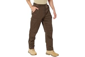 Rothco Tactical BDU Pants - Rugged Outdoor Hiking Cargos Comfortable Uniform Pant