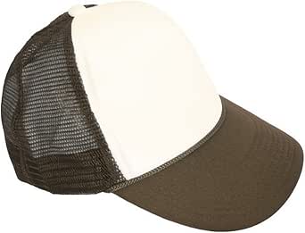 Blank Mesh Trucker Hat Cap (Brown 