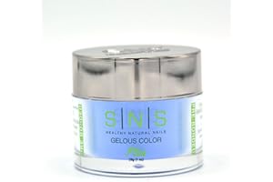SNS HEALTHY NATURAL NAILS SnS Gelous Color Dipping Powder C'est La Vie Collection LV01 Sacre Bleu 1 oz