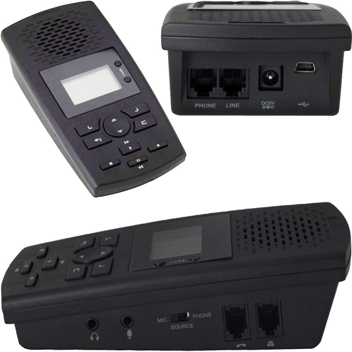 DTR5 8GB Digital Telephone Recorder for Single LANDLINE AUTO Phone