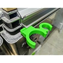 ToolCurve Quick Clamp Rack For Festool MFT/3 Table – Green, Holds 4-6 Clamps, T-Track Mount, USA Made