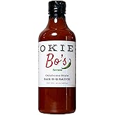 OkieBo's BBQ Sauce - Serrano, Oklahoma Style, Perfect Sauce for Creating Competition Style Ribs, Pork, Brisket, Salmon, Chicken and Much More