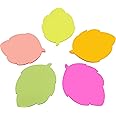 4A Shapes Sticky Notes,Leaf Shape,2.83 x 2.83 Inches,Neon Assorted,Self-Stick Notes,200 Sheets/Pad,1 Pad/Pack,4A 5061