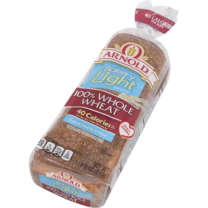Arnold Bakery Light 100 Whole Wheat Bread 18 Oz Amazon Com Grocery Gourmet Food
