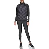 Andrew Marc Womens 1/4 Zip Packable Long Sleeve Pullover