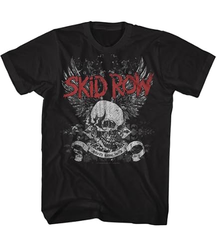 Amazon.com: American Classics Skid Row Hard Rock Band Logo Graphic